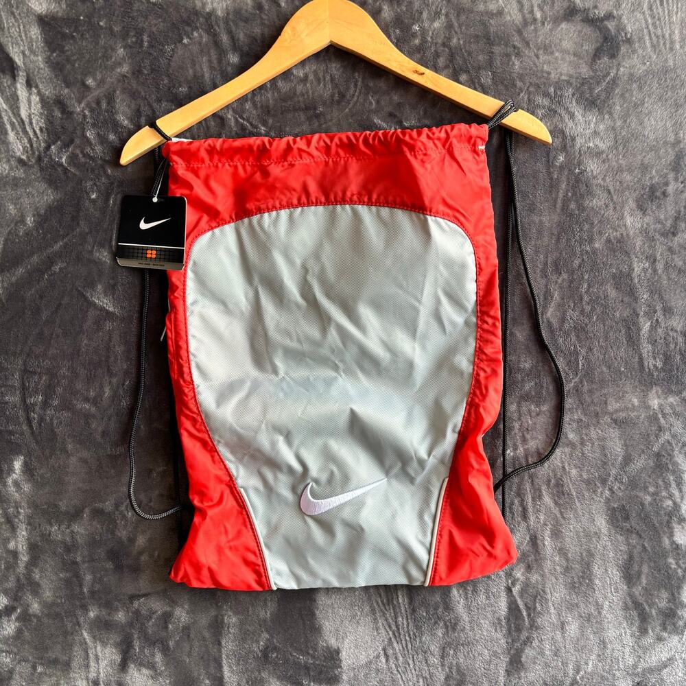 Vintage 2000s Nike Draw String Bag Red